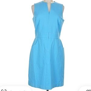 GUC J. McLaughlin Vibrant Blue Sleeveless Midi Dress
